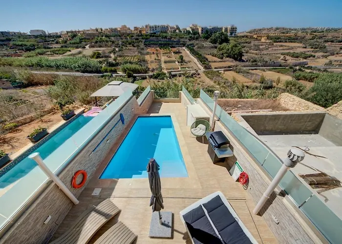 Appartement Lux Oakville - Private Pool - Bbq Area - Games - Valley Views Xagħra